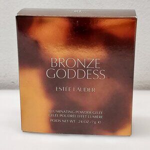 ESTEE LAUDER BRONZE GODDESS ILLUMINATING POWDER GELEE HIGHLIGHTER HEAT WAVE NIB